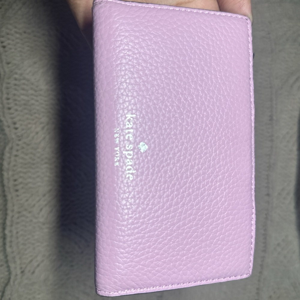 Kate spade pink and burgundy wallet